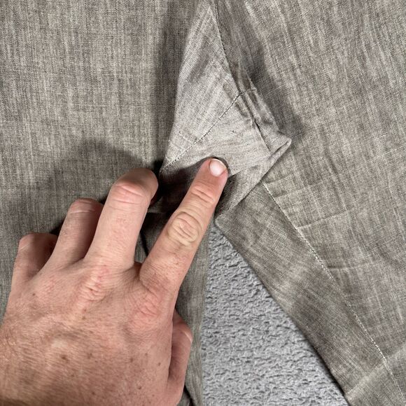 Vintage 1970s Brooks Brothers Trousers Women’s Size 14 Linen Knit Made in USA - Picture 4 of 13